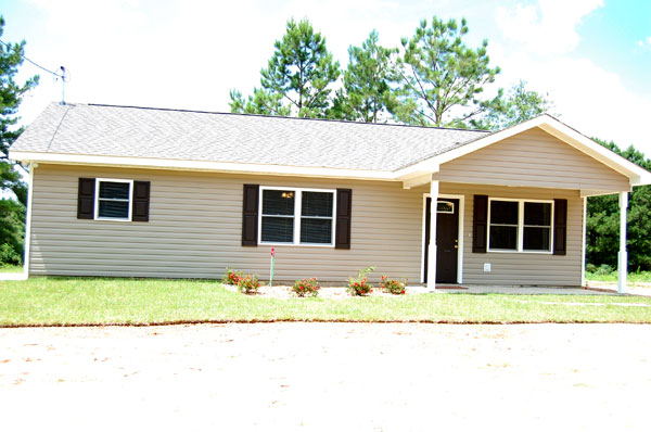 The McCollum home. Our 17th Habitat home